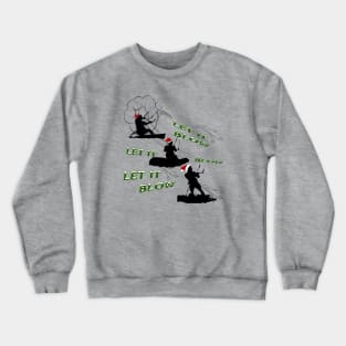 Festive Christmas Seasonal Holiday Kitesurfing 7 Crewneck Sweatshirt